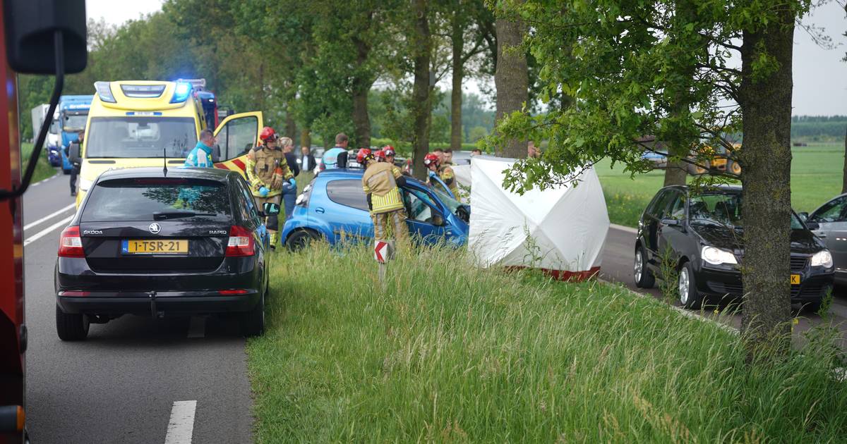 Zwaar ongeval op weg tussen Wijhe en Zwolle: automobilist (18) met spoed naar ziekenhuis