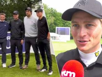 Mathieu van der Poel etaleert swing aan zijde van Wesley Sonck op Soudal Open: “Golf is mijn tweede passie”