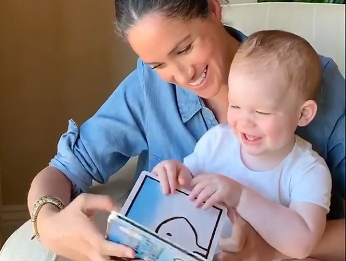 Meghan en Archie in mei van dit jaar.
