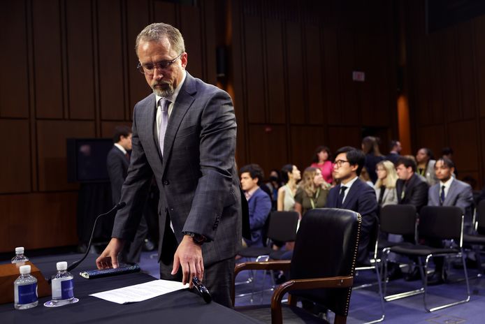 Peiter Zatko during the public hearing.