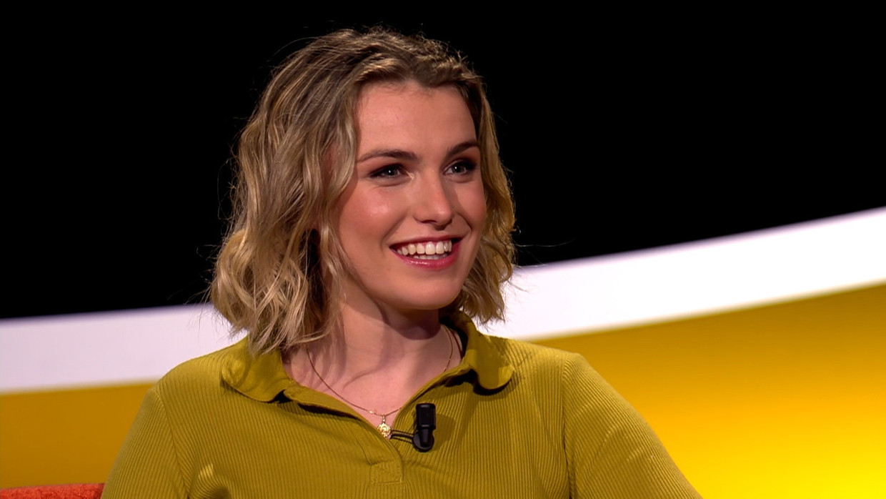 Gloria Monserez in ‘De slimste mens ter wereld’. Beeld SBS