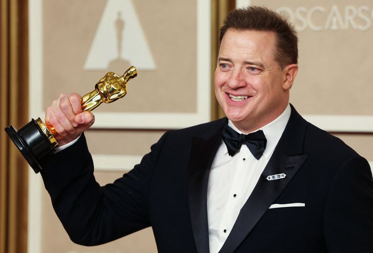 Brendan Fraser, Beste acteur voor 'The Whale'. Beeld REUTERS