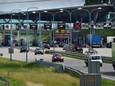 De tolpoortjes van de Westerscheldetunnel.