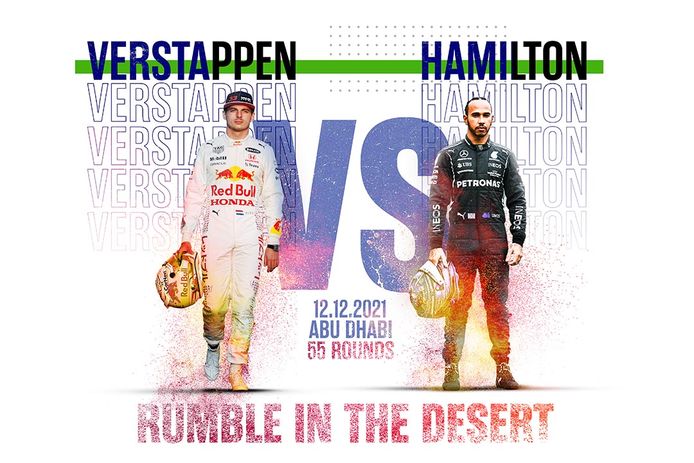 Max Verstappen en Lewis Hamilton