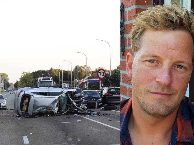 “Ik vreesde echt dat alle slachtoffers dood zouden zijn”: Kenny (40) zag ongeval met 14 wagens voor zijn neus gebeuren en bood als een van de eersten hulp