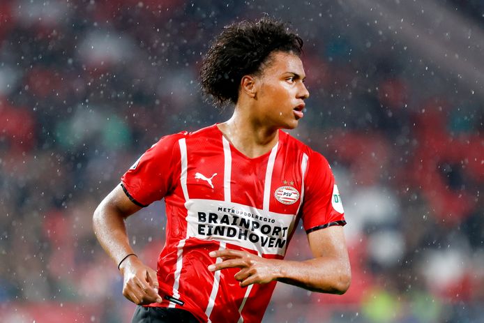 Fodé Fofana eerder dit seizoen tijdens PSV-PAOK Saloniki.