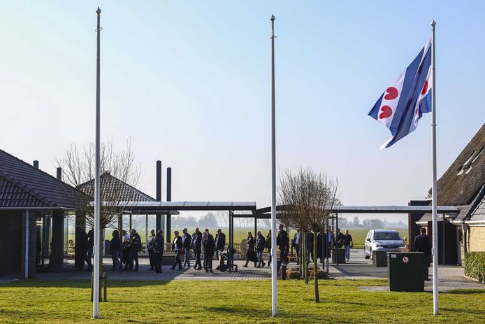 Immagine dell'atmosfera del funerale di Piet Paulusma al Farewell Center.