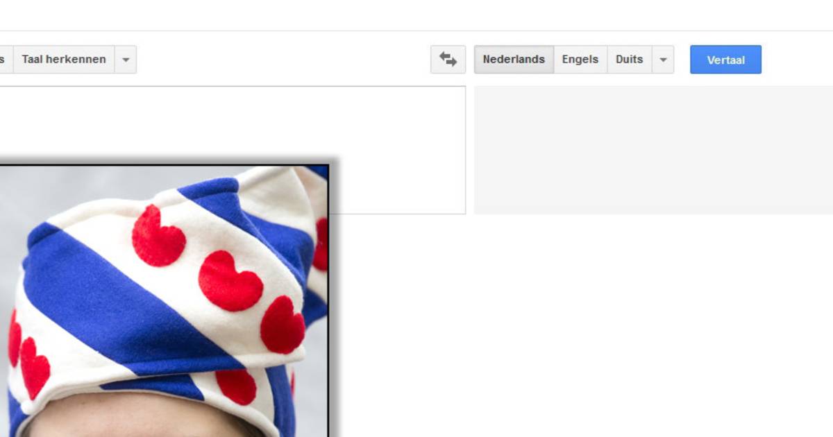 het fries wordt opgenomen in google