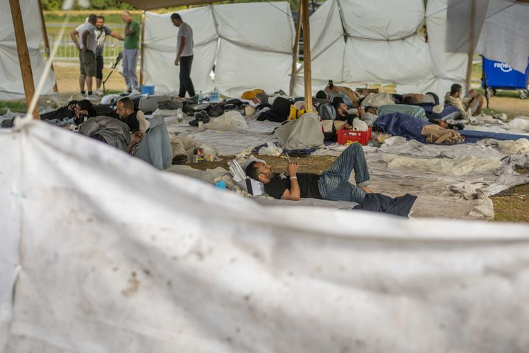 ‘Verschrikkelijk koude’ nacht voor 250 buitenslapers in Ter Apel