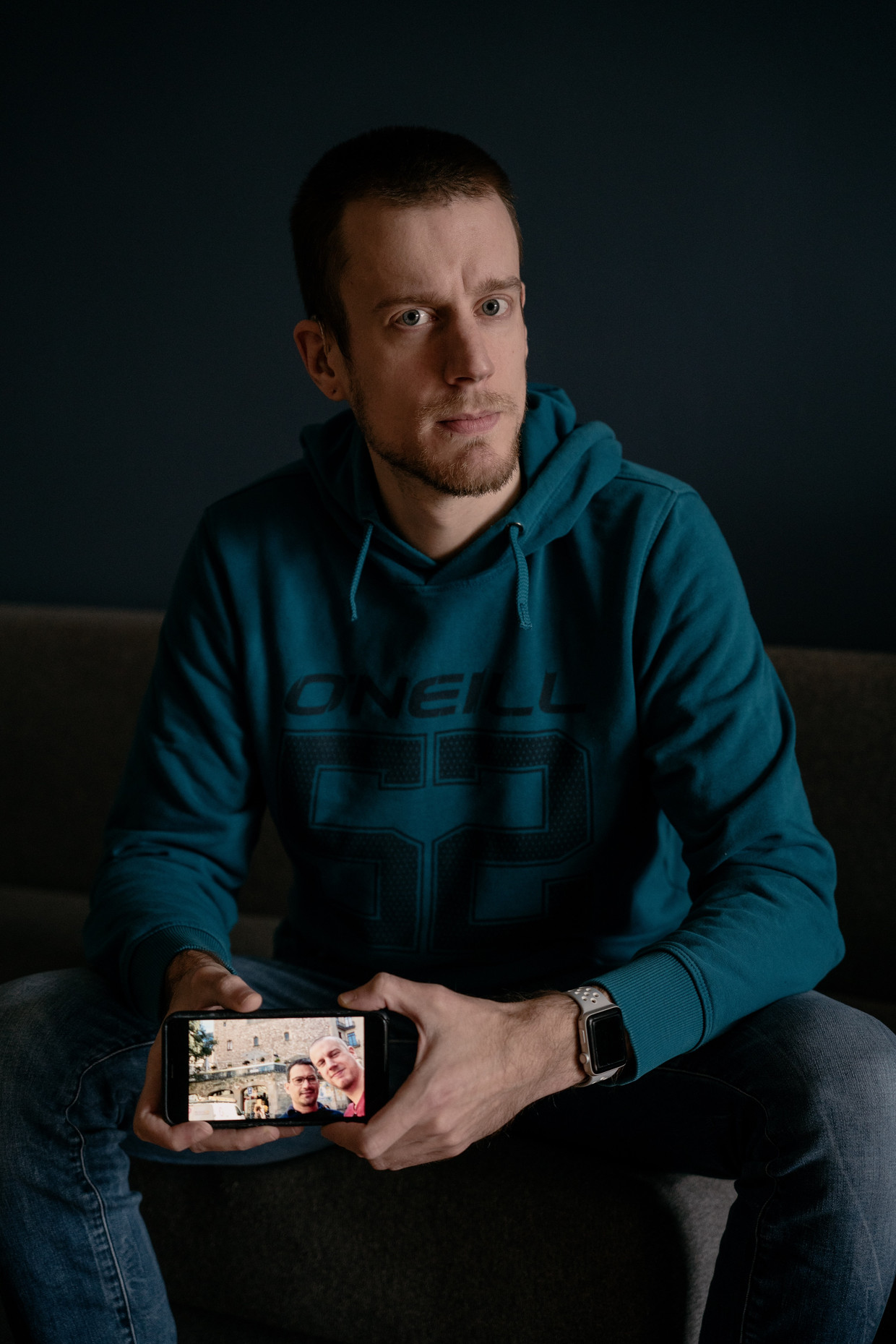 Nick is finally looking forward to hugging his girlfriend again.  Picture Wooder von Woren