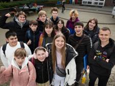 Eerste schooldag voor Oekraïense tieners op Koningin Wilhelmina College in Culemborg 

