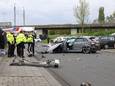 Bij een aanrijding op de Spectrumlaan in Bleiswijk is een bestuurder zwaargewond geraakt.