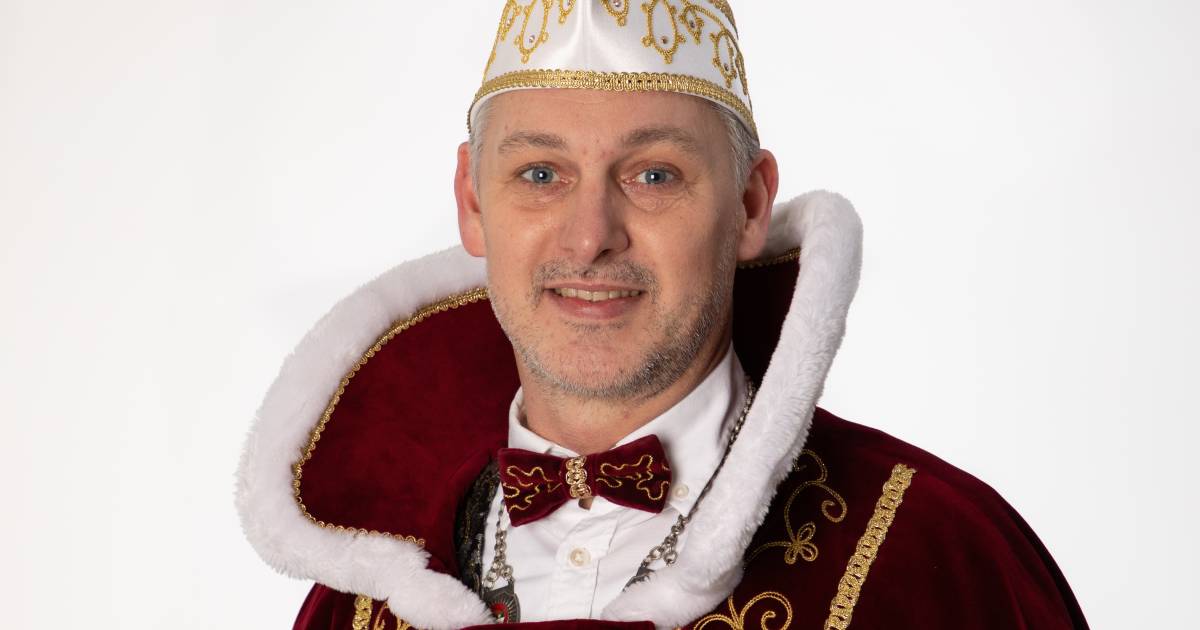 René Bolte prins tijdens ‘paas-carnaval’ bij De Lappelekkurs in Hoogeloon