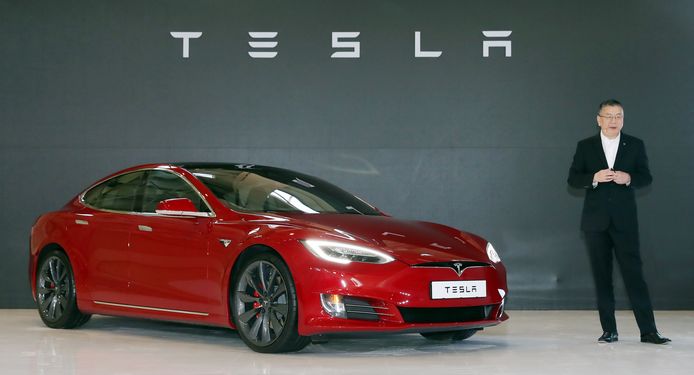 Het S Model van Tesla.