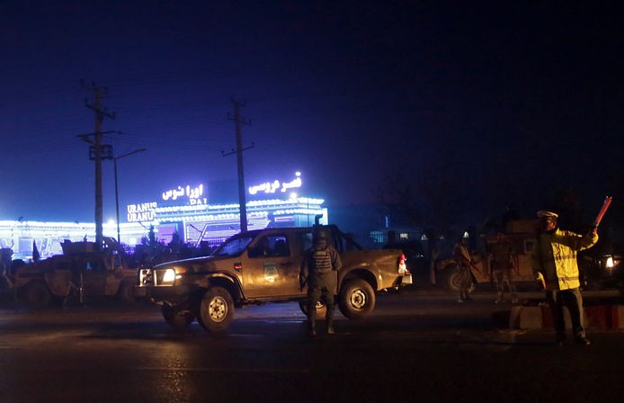 De Afghaanse veiligheidsdiensten hebben de omgeving afgezet.