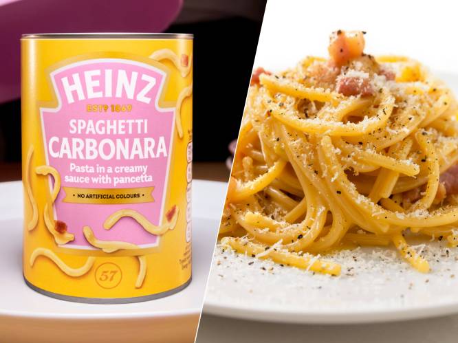 Italianen woedend: Heinz komt met pasta carbonara... uit blik