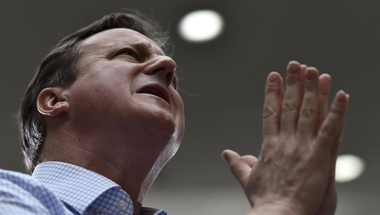 David Cameron van de Conservative Party. Beeld afp