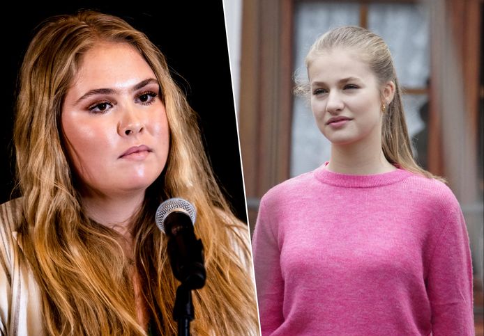 Prinses Leonor mag niet bij in het Whatsapp-groepje van prinses Amalia.