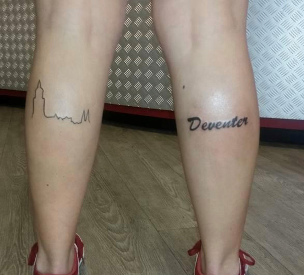 Prachtige plaatjes deze typisch Deventerse tattoos lieten jullie