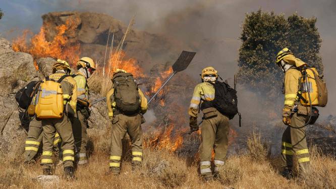 Evacuaties vanwege bosbranden in Spanje en Griekenland
