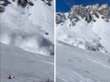 Impressionnante avalanche dans la station de Tignes
