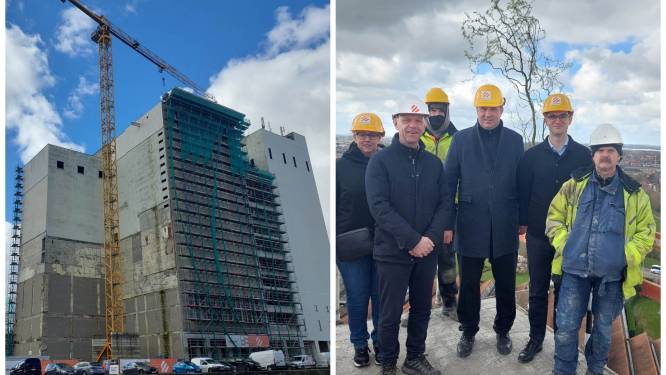 Meiboom gezet op 60 meter hoogte: Silocomplex Hanekop wordt tweede leven ingeblazen
