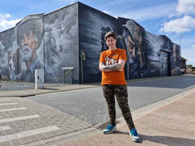 Graffittikunstenares Djoels exposeert voor het eerst solo in eigen dorp