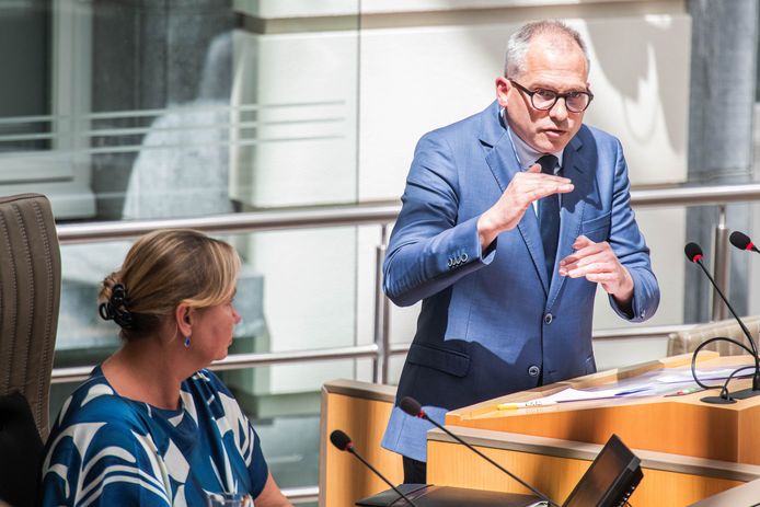 Vlaams minister van Begroting Matthias Diependaele (N-VA).