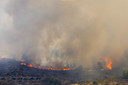 Bosbranden in Alicante, Spanje. De brand ontstond in Vall d'Ebo en inmiddels zijn duizend mensen geëvacueerd.