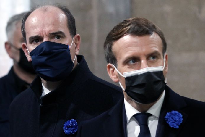 Jean Castex et Emmanuel Macron.