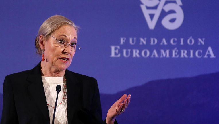 Benita Ferrero-Waldner accepteerde in de eerste 18 maanden na haar vertrek als Europees Commissaris een nieuwe baan die raakt aan hun vroegere portefeuille. Beeld EPA