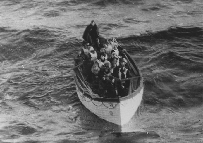 Een van de reddingsboten van de Titanic