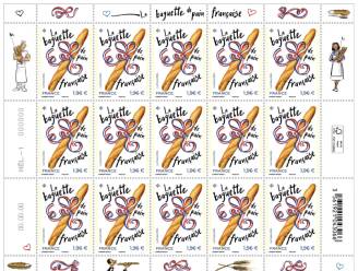 Un timbre à l’odeur de baguette: La Poste rend hommage au sacro-sain pain français