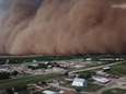 Indrukwekkende zandstorm trekt over Texas