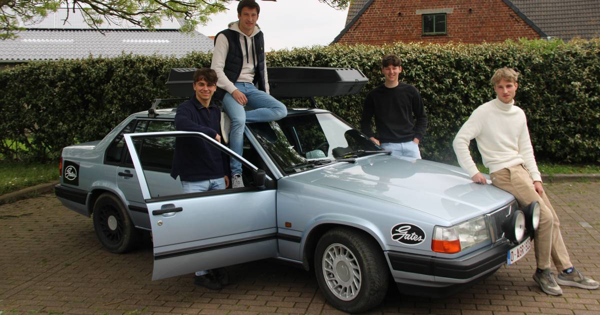 Schoolvrienden nemen deel aan knotsgekke Budapest Rally “Met dertig