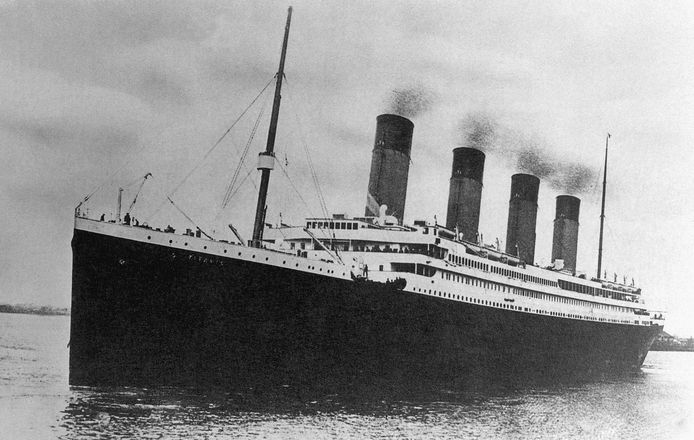 De Titanic in 1912.