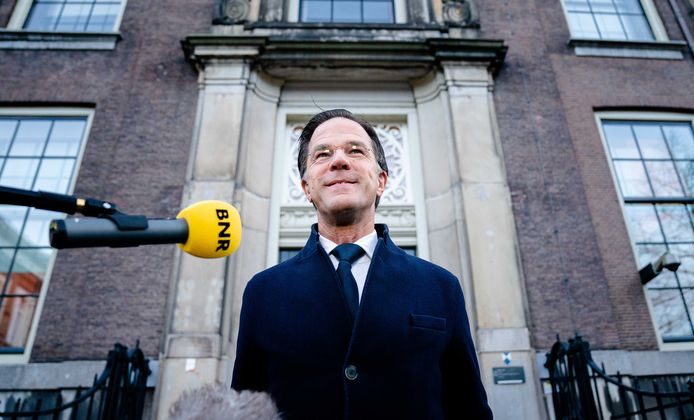 Formateur Mark Rutte (VVD) ontvangt deze week de leden van zijn nieuwe kabinet.