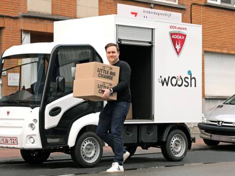 Livrer, collecter et recycler les couches des crèches belges: le défi écolo de la start-up Woosh