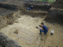 Opgravingen in Lent, waarbij het bijzondere potje werd gevonden