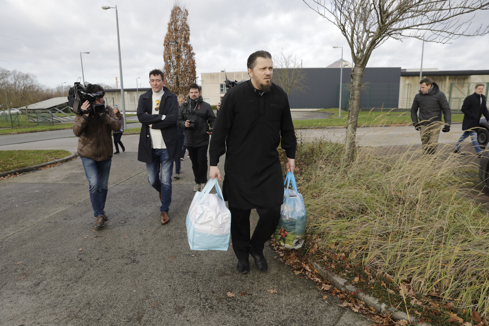 Jean-Louis Denis bij zijn vrijlating in 2018. Beeld BELGA
