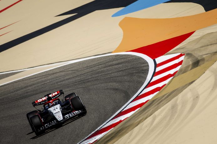 Nick de Vries in azione.