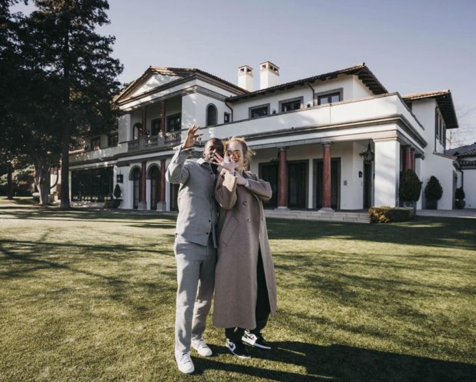 Adele e Rich Paul per la loro nuova casa.