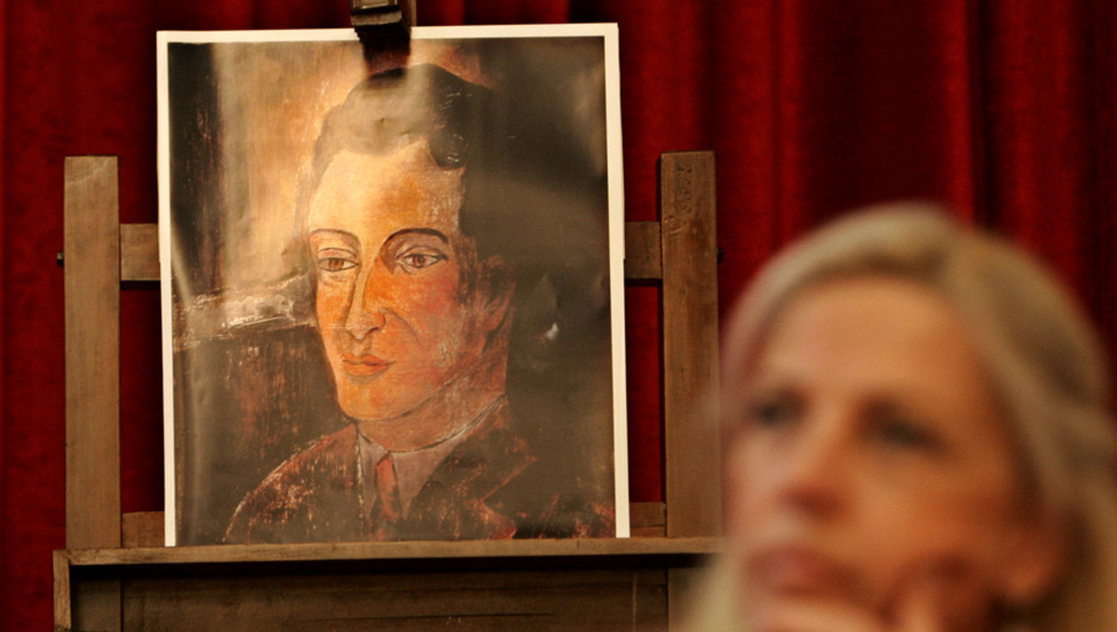 Het schilderij van de Italiaanse expressionist Amadeo Modigliani. Beeld ap