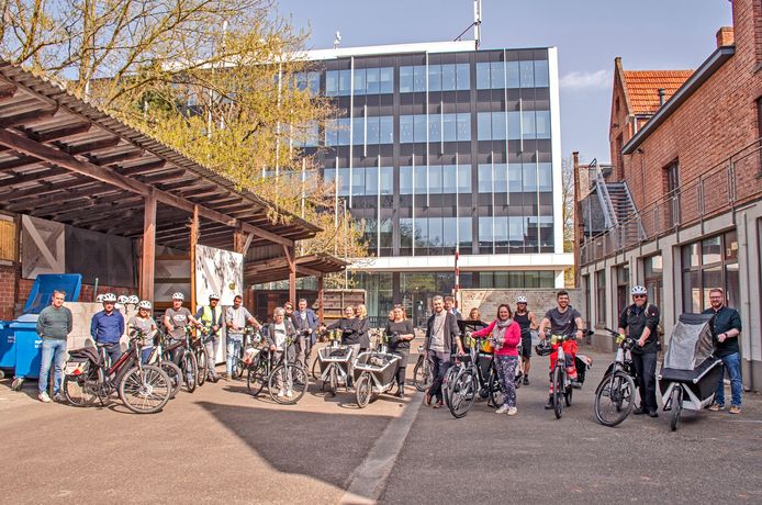 32 medewerkers namen deel aan fietstest.