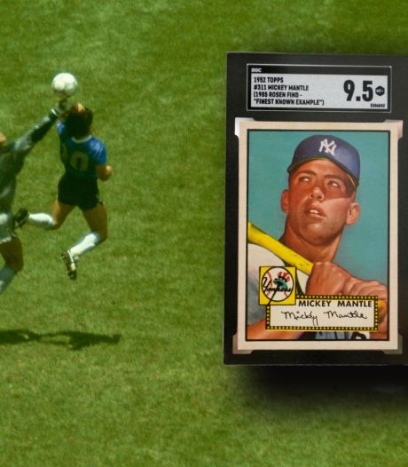 Honkbalplaatje verpulvert recordbedrag van ‘Hand van God’-shirt van Diego Maradona met miljoenen