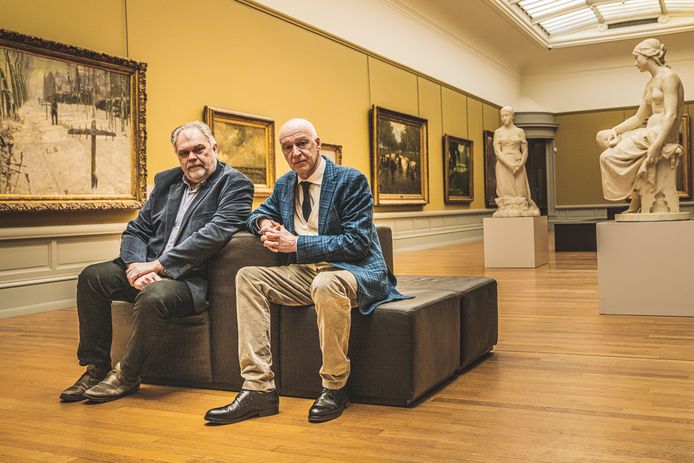Hoofdcommissaris Wim Van Hulle en professor Marc Cools in het MSK. Zij zijn de initiatiefnemers van GRACE