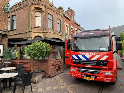 Brand in kelder van Restaurant De Zaak in Doetinchem