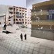Maquette op Museumplein toont kapotgeschoten Aleppo