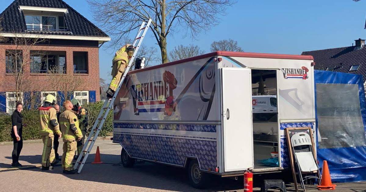 Daarle zonder verse vis na brand in viskraam