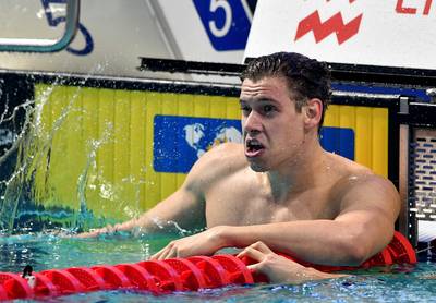 Kyle Stolk vierde op 100 meter vrije slag